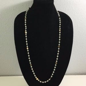 Banana Republic Mint Green Necklace Long Beads